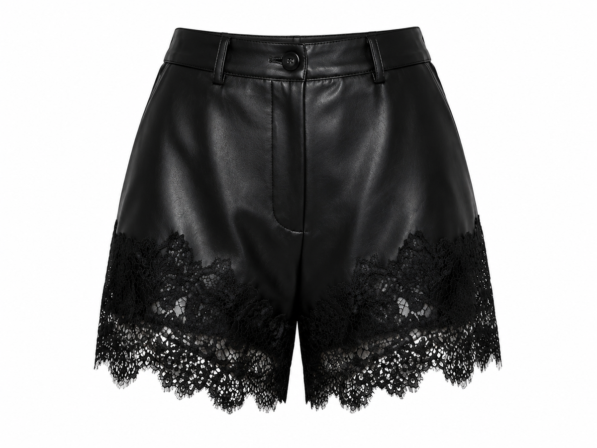 Shorts Noir Lace